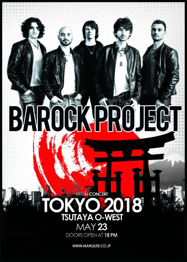 Barock Project live at Tsutaya O-West, Tokyo (Japan) – May 2018